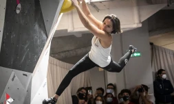 Oriane Bertone coupe de France Paris bloc escalade