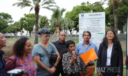 Saint-Denis, rénovation des jardins de la préfecture