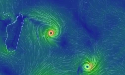 Cyclones: Funani s'éloigne encore, Gelena à 450 kilomètres des côtes de la Réunion