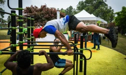 inaguration de l'espace wrokout st paul 