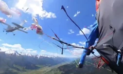 Percutée par un avion, une parapentiste survit à une chute vertigineuse