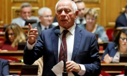 Le président du groupe macroniste (RDPI) au Sénat Francois Patriat lors d'un débat au Sénatle 7 novembre 2023