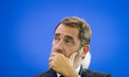 Le ministre de l'Intérieur, Christophe Castaner, à Marseille, le 17 septembre 2019