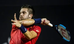 Le joueur de tennis croate Borna Coric lors de l'Open de Rio de Janeiro, le 20 février 2020