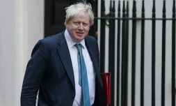 Le ministre britannique des Affaires étrangères Boris Johnson arrive pour un conseil des ministres à Londres, le 11 octobre 2016