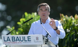 François Fillon, candidat à la primaire de la droite, le 3 septembre 2016 à La Baule
