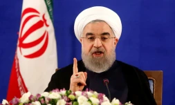 Le président iranien Hassan Rohani, le 22 mai 2017 à Téhéran