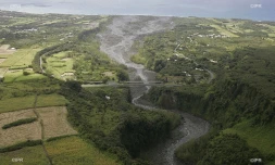 Le pont suspendu de la Rivière de l'Est est