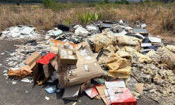 Pierrefonds : un dépôt sauvage d’encombrants professionnel constaté, l’entreprise responsable sanctionné