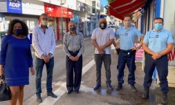 Les gendarmes de Saint-Paul à la rencontre des commerçants