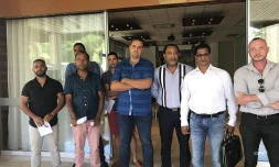 Cyrille Melchior rencontre les transporteurs