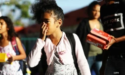 Rentrée scolaire 2018 école élémentaire Eugène Dayot Rivière des Galets, au Port