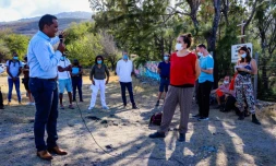 Changement climatique : des experts en visite à Saint-Leu 