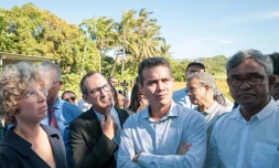 La Région en visite dans une exploitation agricole impactée par Belal