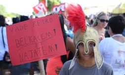 Manifestation contre la réforme des collèges