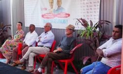 inauguration de la permanance de campagne de Nadine Gironcel Damour