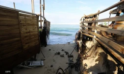 La houle se déchaîne sur le littoral jeudi 19 avril