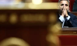 Alexis Corbiere à l'Assemblée nationale le 17 octobre 2023 ( AFP / JULIEN DE ROSA )