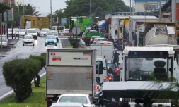 Embouteillages sur le boulevard Lancastel