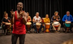 Lékol mizik trad acceuille l'artiste guinéen Dartagnan