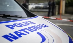 Une voiture de la police nationale à Ifs (Calvados),le 14 mai 2024. (Photo d'illustration) - Lou Benoist/AFP
