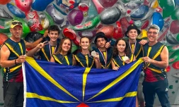 Saint-Pierre : quatre grimpeurs du lycée de Bois d'Olives sacrés vice-champions de France UNSS d'escalade