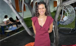 Ketty Grondi présidente Solidarité étudiante Réunion