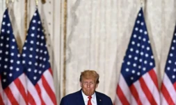 Donald Trump Ă Mar-a-Lago, le 4 avril 2023 ( AFP / CHANDAN KHANNA )