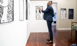 vernissage de l’exposition Zièt dann fénoir
