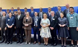 Le Député européen Stéphane BIJOUX aux côtés des représentants des Pays et Territoires d’Outre-mer de la Commission européenne, des États membres.