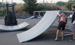 Le skatepark de Plateau-Caillou est en phase de réhabilitation.