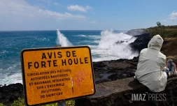 Saint-Pierre : Forte houle dans le sud