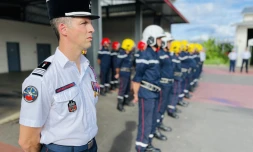 Le Commandant Nicolas Folio, nouveau chef de centre principal de secours de Saint-Pierre