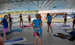 Saint-Paul: la solidarité de l'octobre rose au sein des piscines