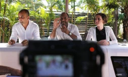 Béatrice Leperlier, Thierry Robert et Philippe Robert
