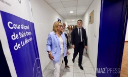 Visite ministérielle : Gérald Darmanin à la Cour d'appel pour échanger avec les magistrats et agents du ministère de la Justice