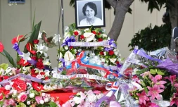 Enterrement de Laurence Vergès