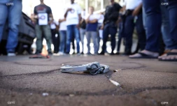 manifestation au commissariat malartic