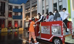 KidZania, à Séoul, le 28 juin 2024. ( AFP / JUNG YEON-JE )