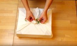 Furoshiki, emballer cadeaux, Noël, technique japonaise, tissu, TCO