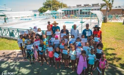 Le Port : une cérémonie de remise des diplômes pour le dispositif "J’apprends à nager"
