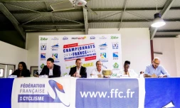 Présentation des équipes du championnat de France de cyclisme d'Outre-mer, mai 2022