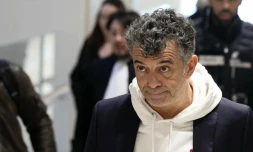 Stéphane Plaza au tribunal de Paris ce mardi. Photo AFP/Alain Jocard