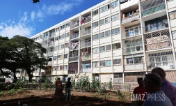 Redressement quartier de la Chaumière dans le cadre du plan de sauvegarde et inauguration de la maison de projets