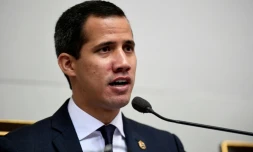 L'opposant vénézuélien Juan Guaido, à l'Assemblée nationale à Caracas, le 5 juillet 2019