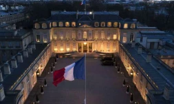 Le palais de l'Elysée à Paris le 15 mai 2012