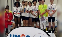 Lutteurs collège Achille Grondin champion de France UNSS