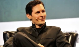 Le patron franco-russe de Telegram Pavel Durovf s'exprime le 21 septembre 2015 à San Francisco, Californie ( GETTY IMAGES NORTH AMERICA / Steve JENNINGS )