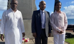 hommage aux premiers engagés indiens sur le barachois