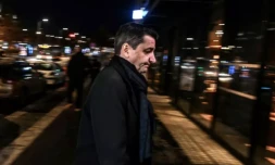 Le maire de Saint-Etienne Gaël Perdriau le 5 décembre 2022 à Saint-Etienne ( AFP / OLIVIER CHASSIGNOLE )